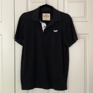 Men’s Black Hollister Polo Size Medium
